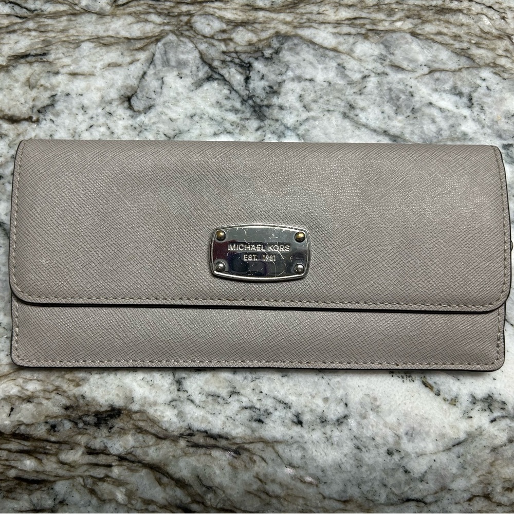 Michael Kors Leather Clutch